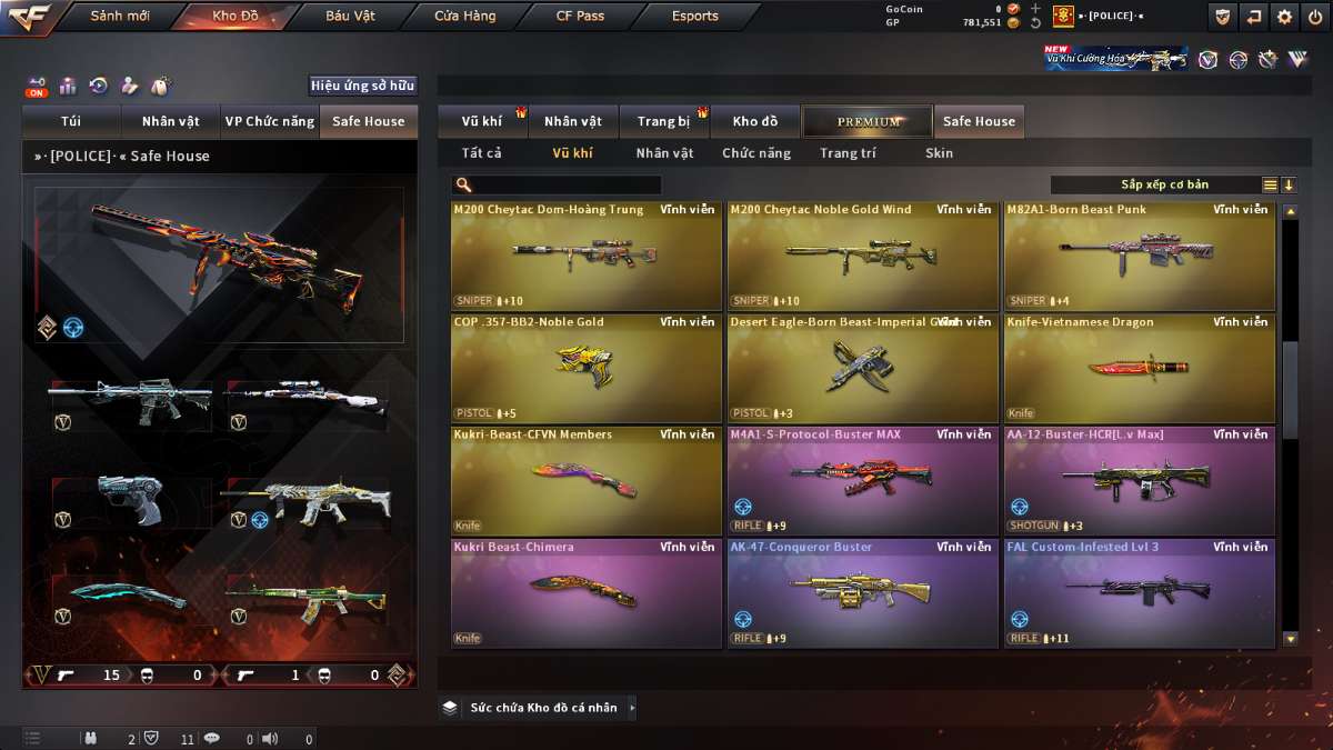 shop acc cf uy tin gia re